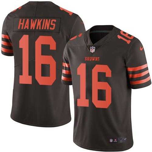 Nike Men & Women & Youth Browns 16 Andrew Hawkins Brown Color Rush Limited Jersey,We sell and wholesale Nike Men & Women & Youth Browns 16 Andrew Hawkins Brown Color Rush Limited Jersey on line form chian!